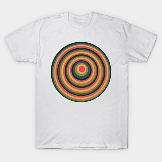 Abstract Circle T-Shirt by maramyeonni.shop